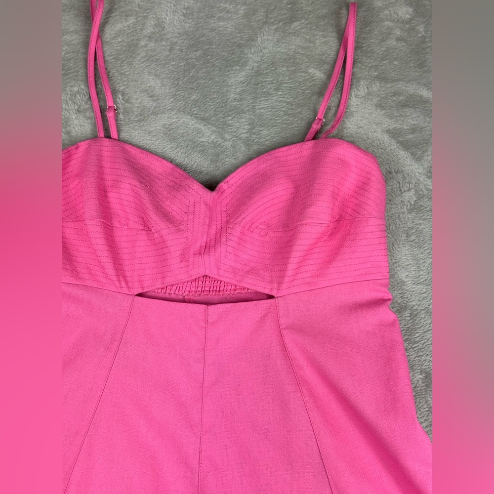 Moon river hot pink dress sz large - Picture 2 of 9